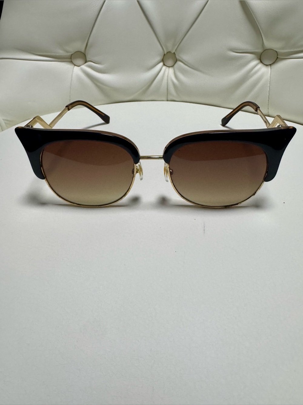 Fendi Cat Eye Sunglasses with Brown Gradient Lenses